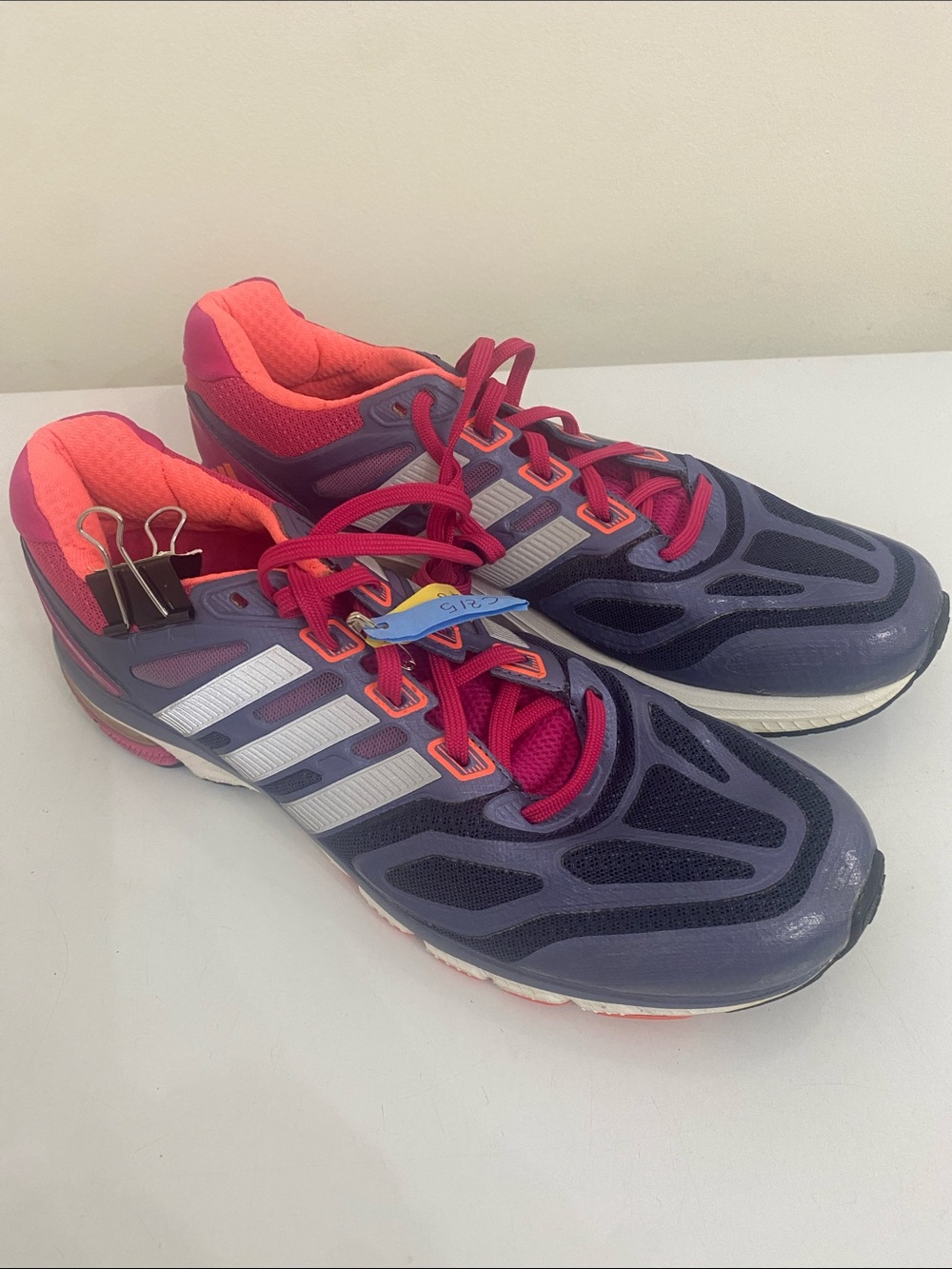 Adidas SuperNova Sequence 6 Running Shoes Purple/Pink Women's Sz 10.5 M (Q21473)